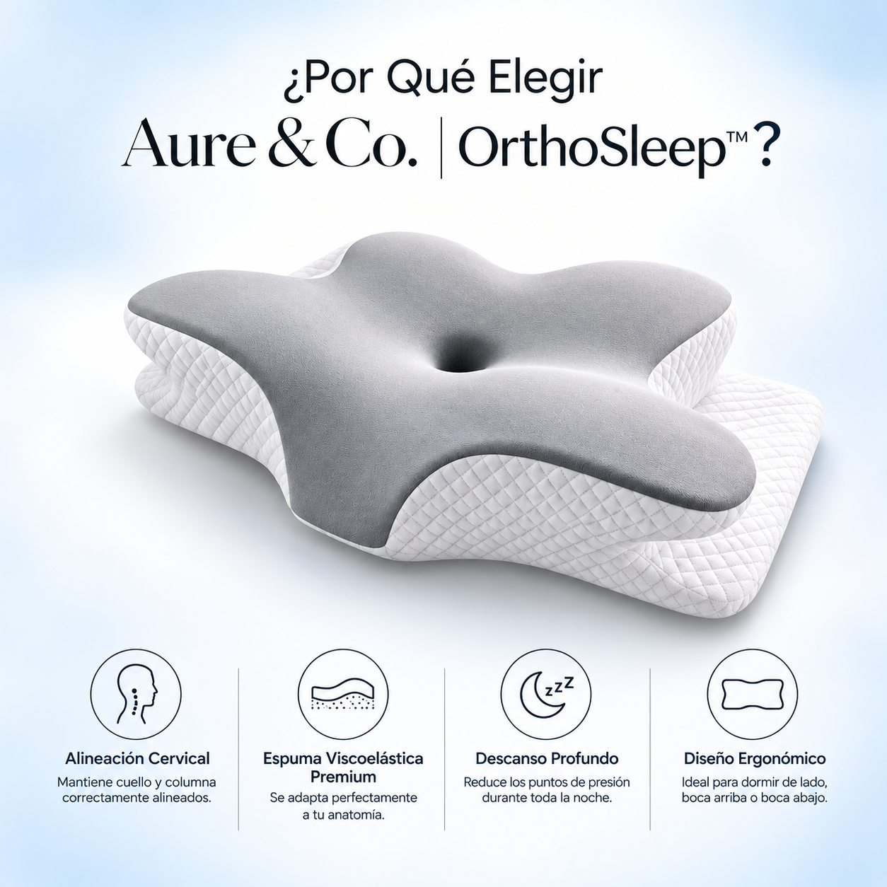 Aure & Co. | OrthoSleep™ | Despierta Renovado Cada Mañana 🌙 ⭐